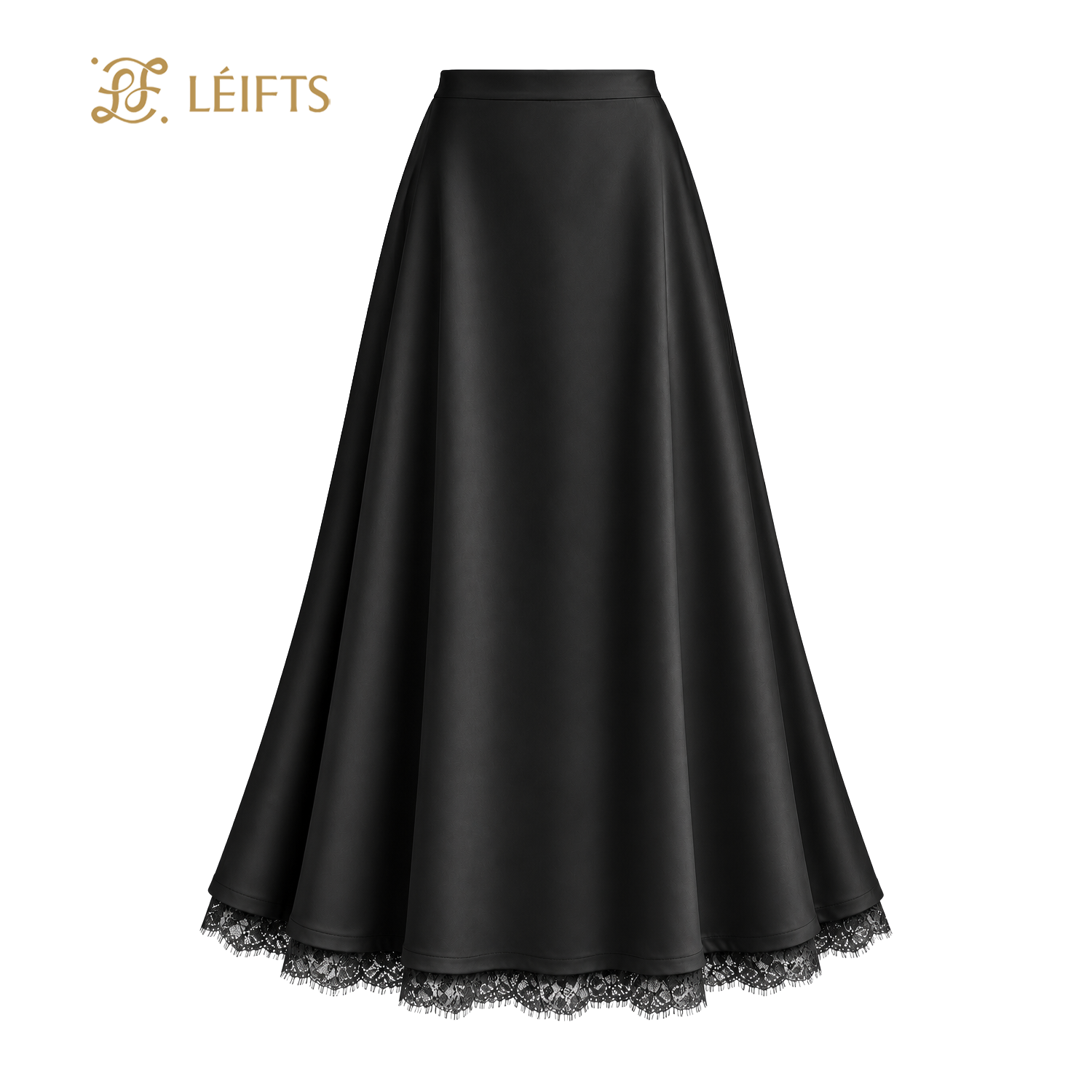 Serena Skirt – Silk Lace Maxi Skir