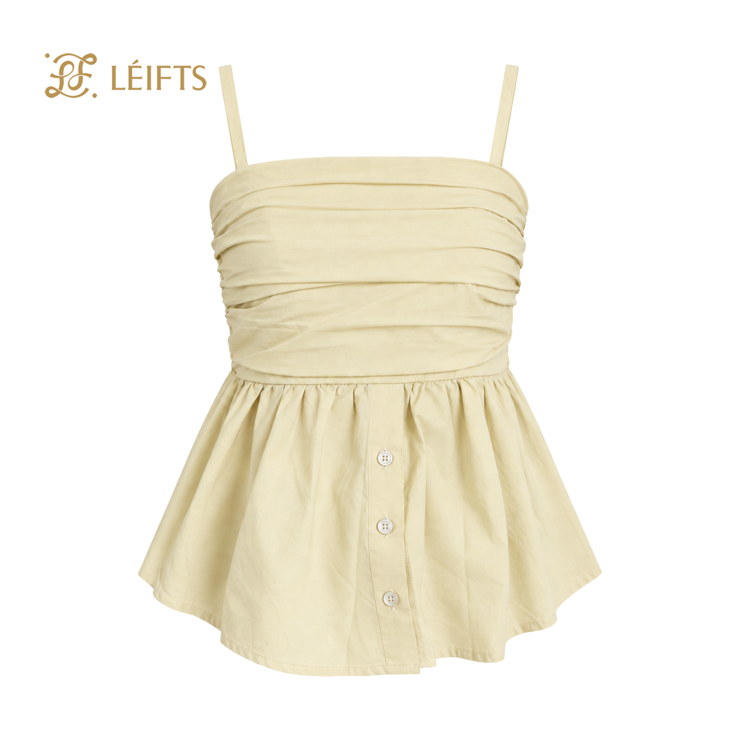 Lumi Top – Draped Peplum Top