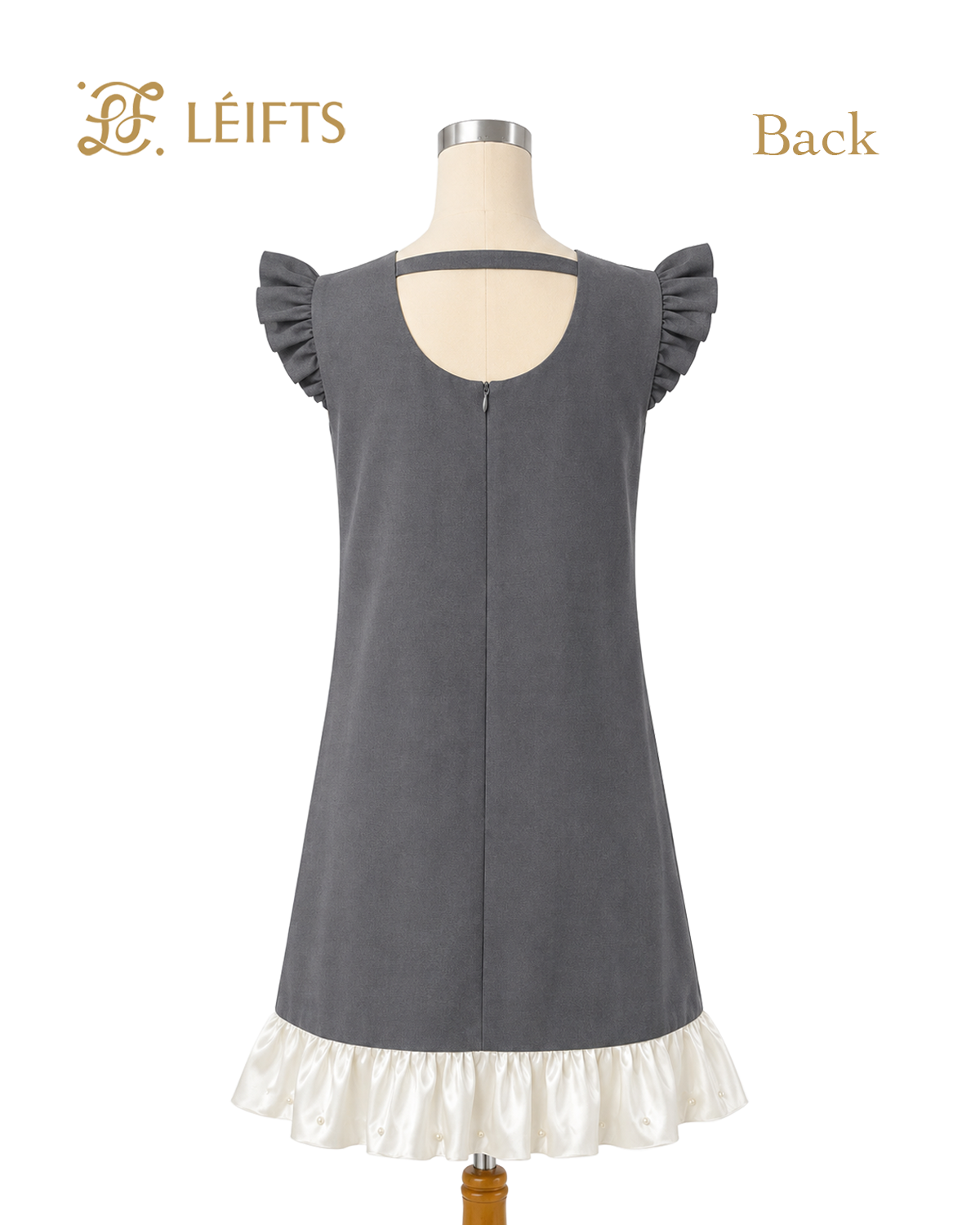 Lilian Dress - Pearl Ribbon Dress