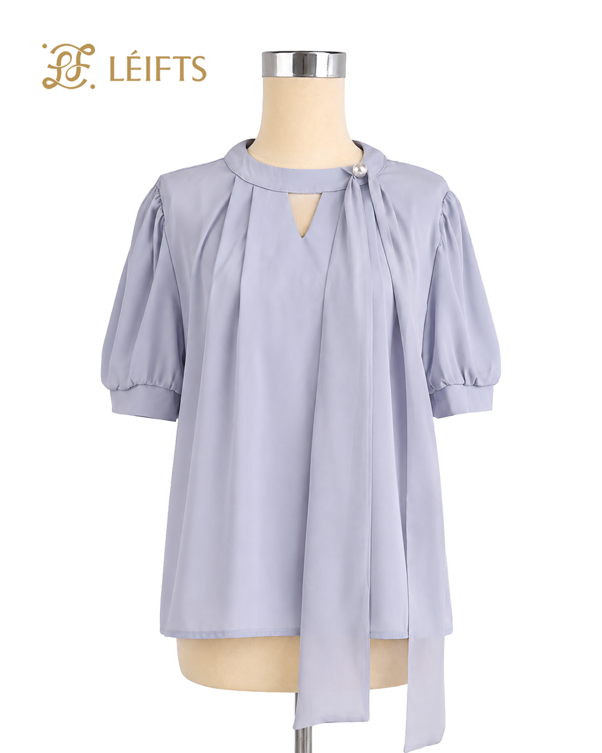 Mia Top - Silk Bow Blouse