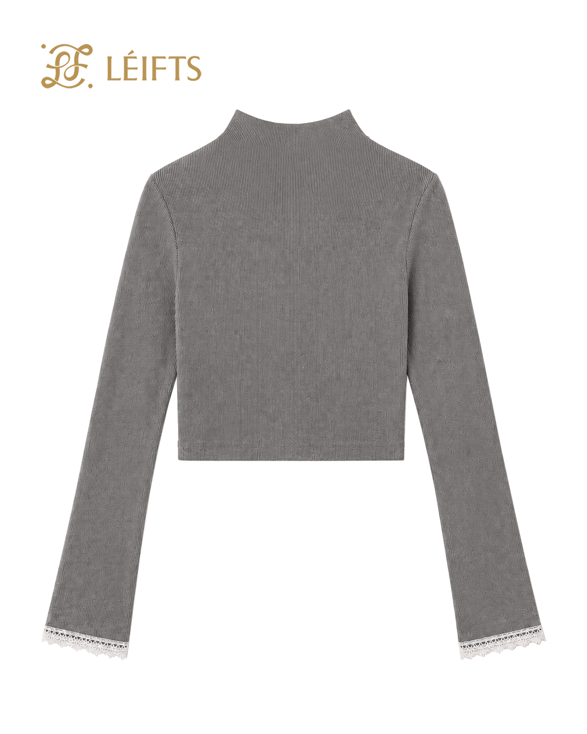 SYLVIE TOP - Long Sleeve Crop Top Knit
