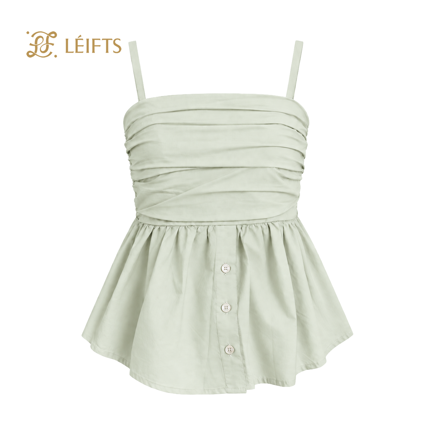 Lumi Top – Draped Peplum Top