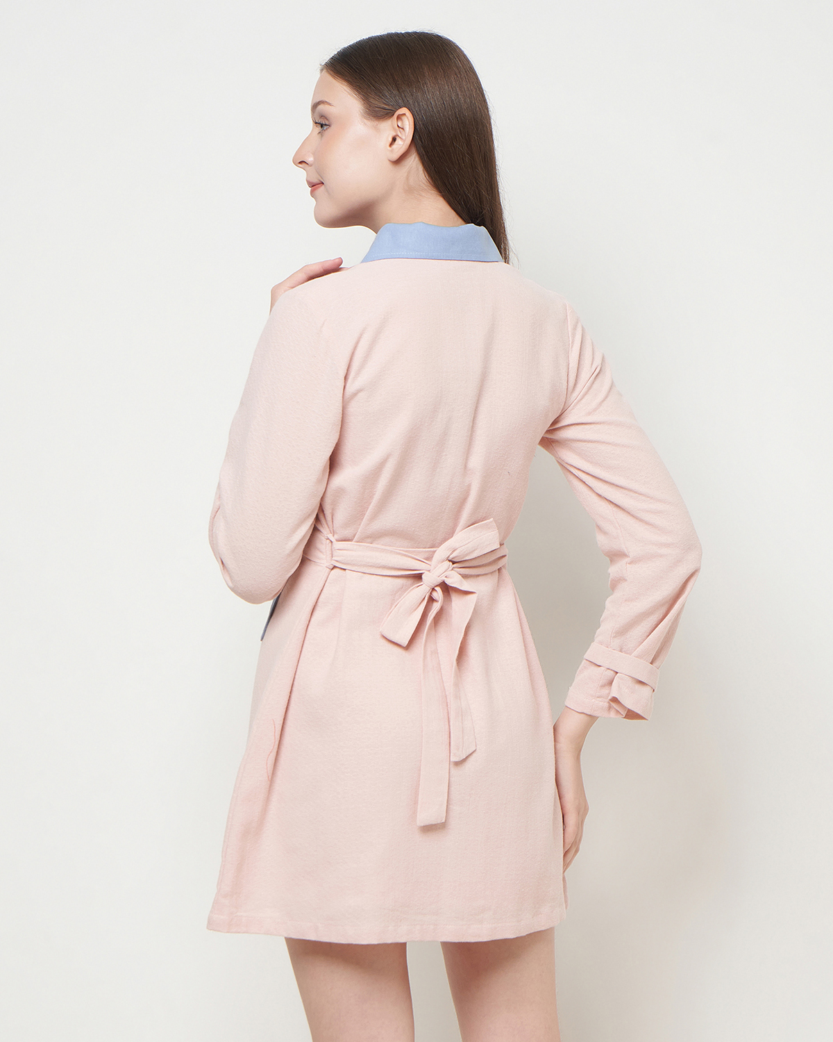CELINE DRESS - LINEN MINI DRESS
