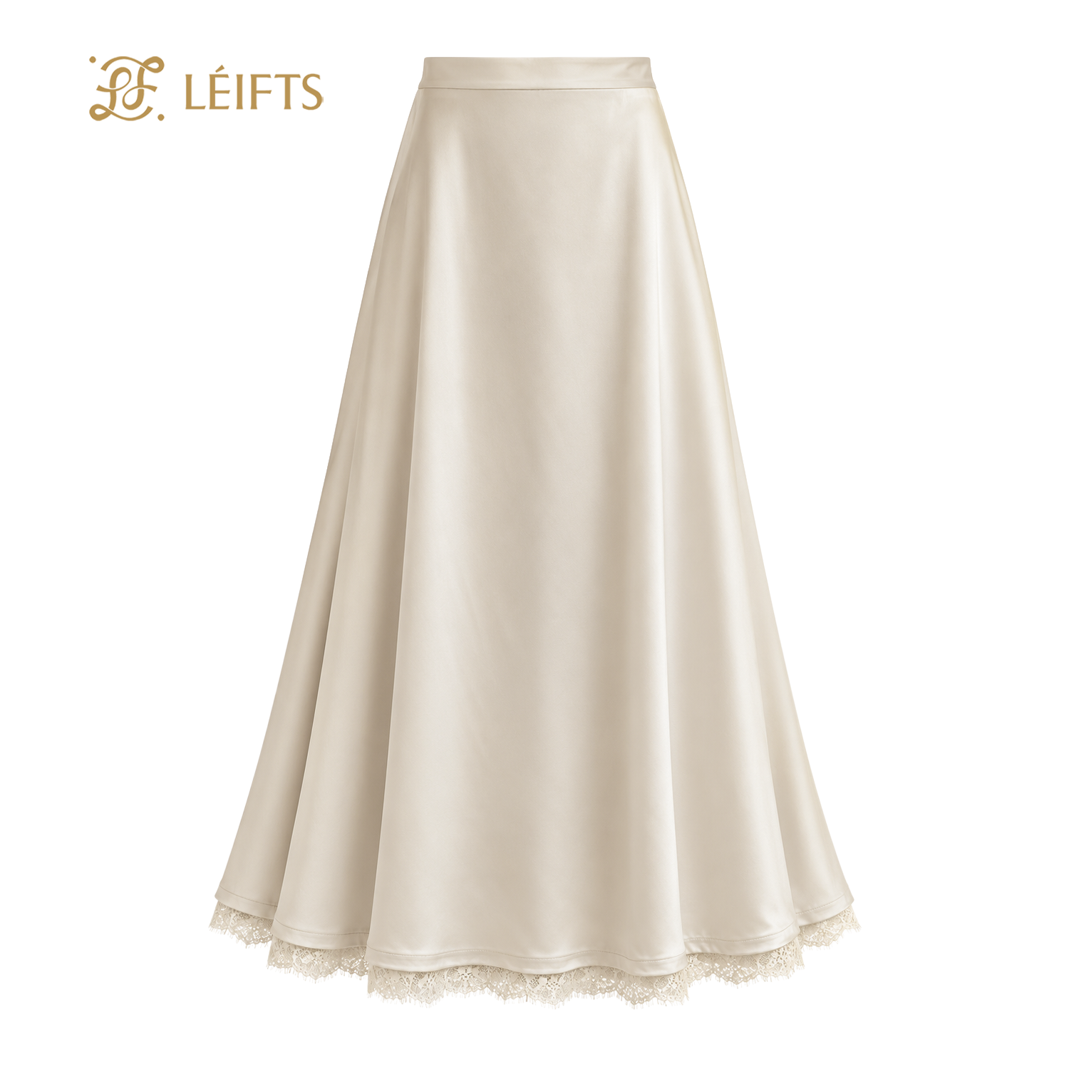 Serena Skirt – Silk Lace Maxi Skir