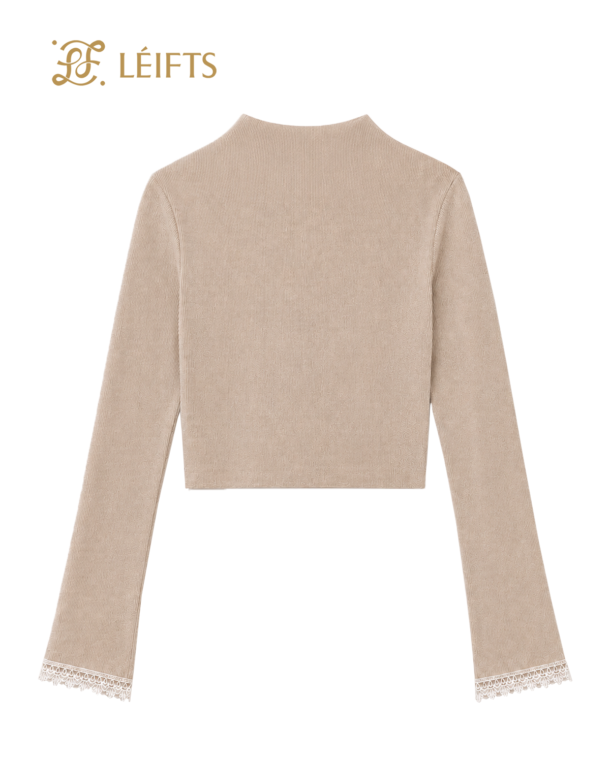 SYLVIE TOP - Long Sleeve Crop Top Knit