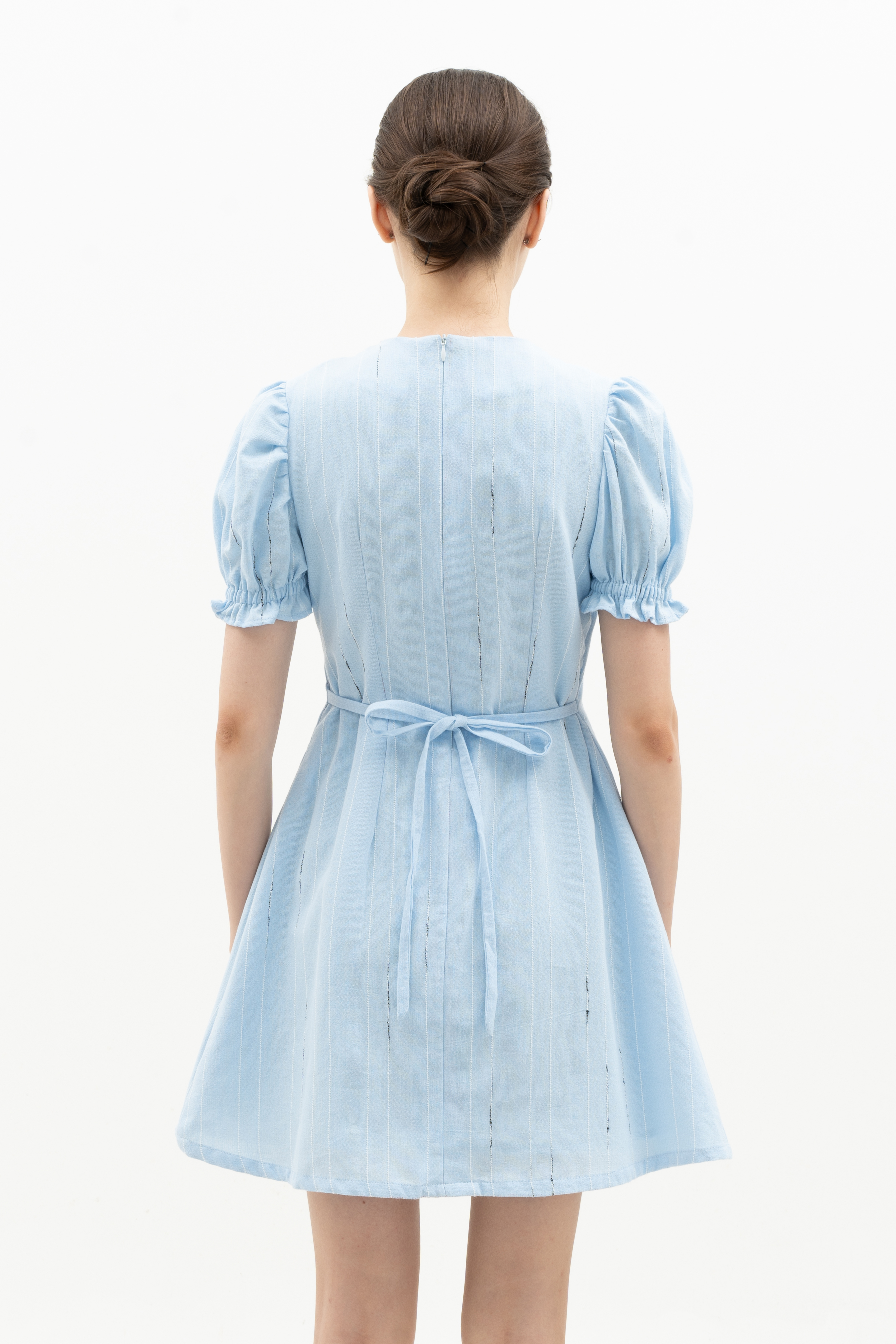 SIERRA DRESS - PUFF SLEEVE MINI DRESS