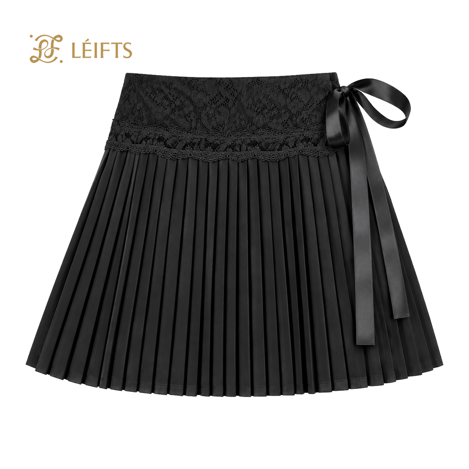 Clarine Skirt – Lace Pleated Mini Skirt